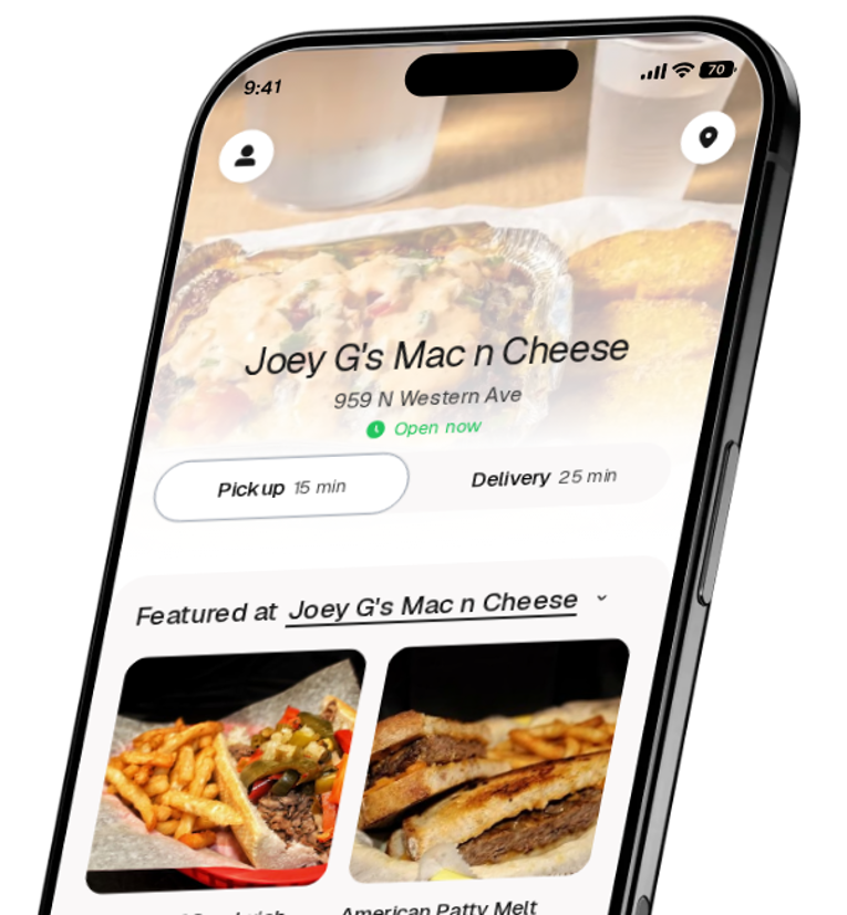 Joey G's Mac n Cheese app preview